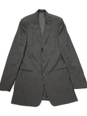 Hugo Boss Vinci/Lucca Brown Pin Stripe Wool Blazer Sport Coat Jacket Men's 42 R
